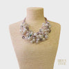 Pearl Necklace | Pink Necklace | Pastel | Boho | Layer | AB