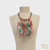 Boho Necklace | Southwest Festival | Rainbow Fringe Necklace