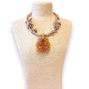 Pendant Necklace | Boho Necklace | Neutral Statement Collar