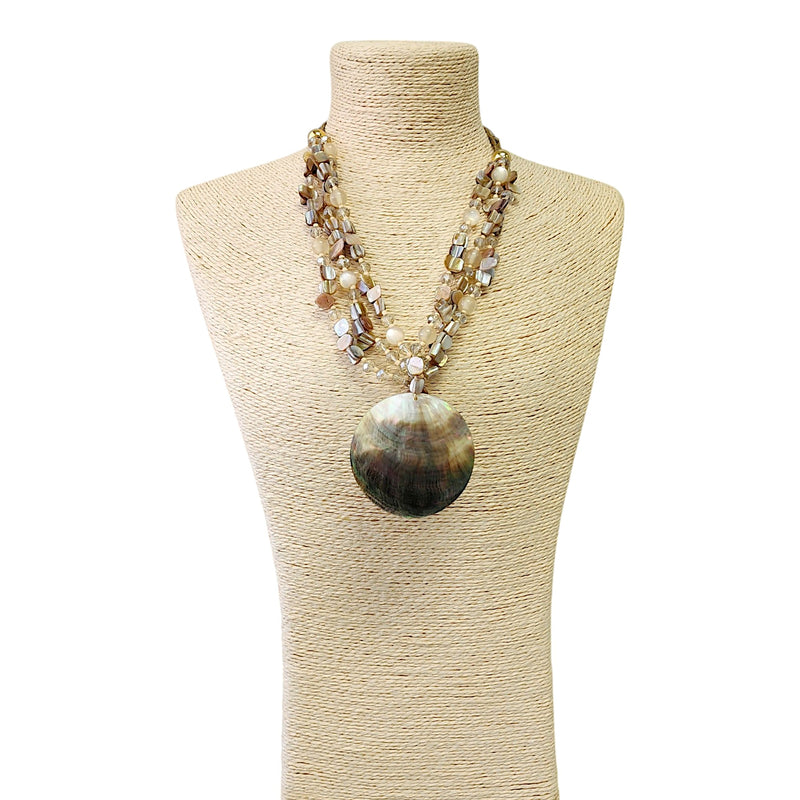 Mocha Mousse Necklace | Seashell | Coastal | Beach | Summer