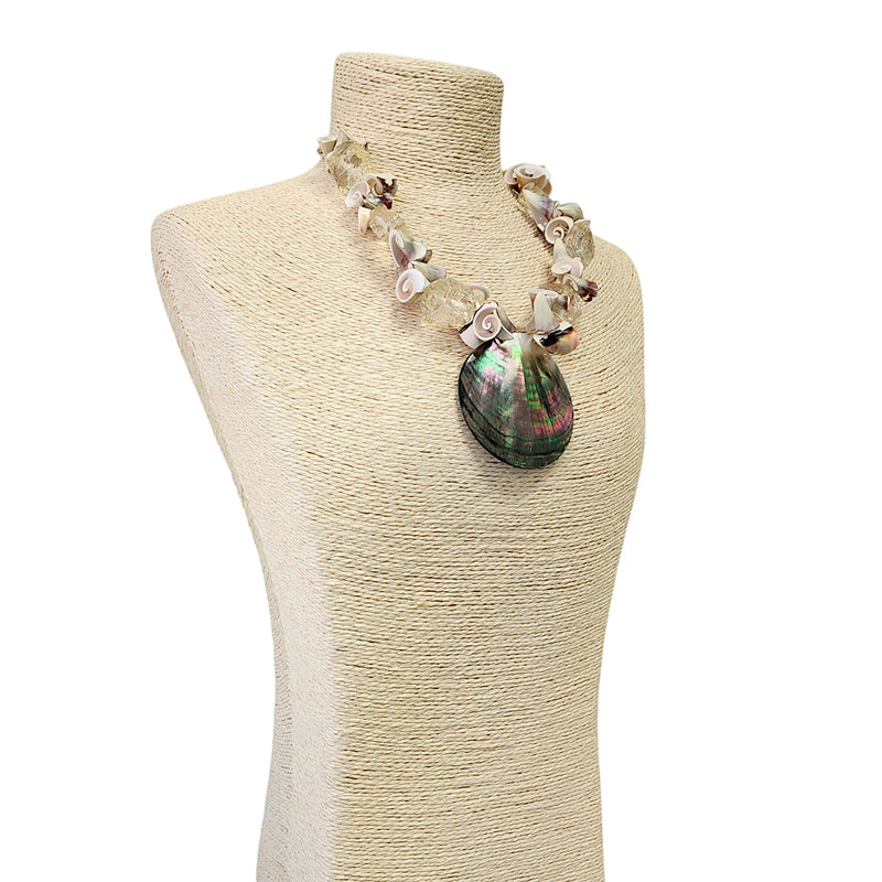Seashell Necklace | Pendant Necklace | Statement | Boho |