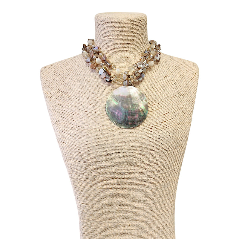 Mocha Mousse Necklace | Seashell | Coastal | Beach | Summer