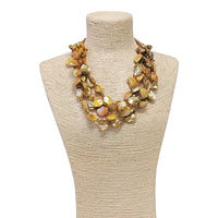 Seashell Necklace | Gold Necklace | Boho | Layer | Coastal