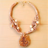 Pendant Necklace | Boho Necklace | Neutral Statement Collar