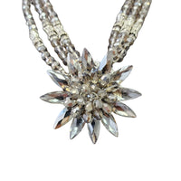 Silver Snowflake Pendant Necklace