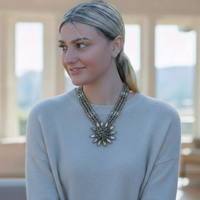 Silver Snowflake Pendant Necklace